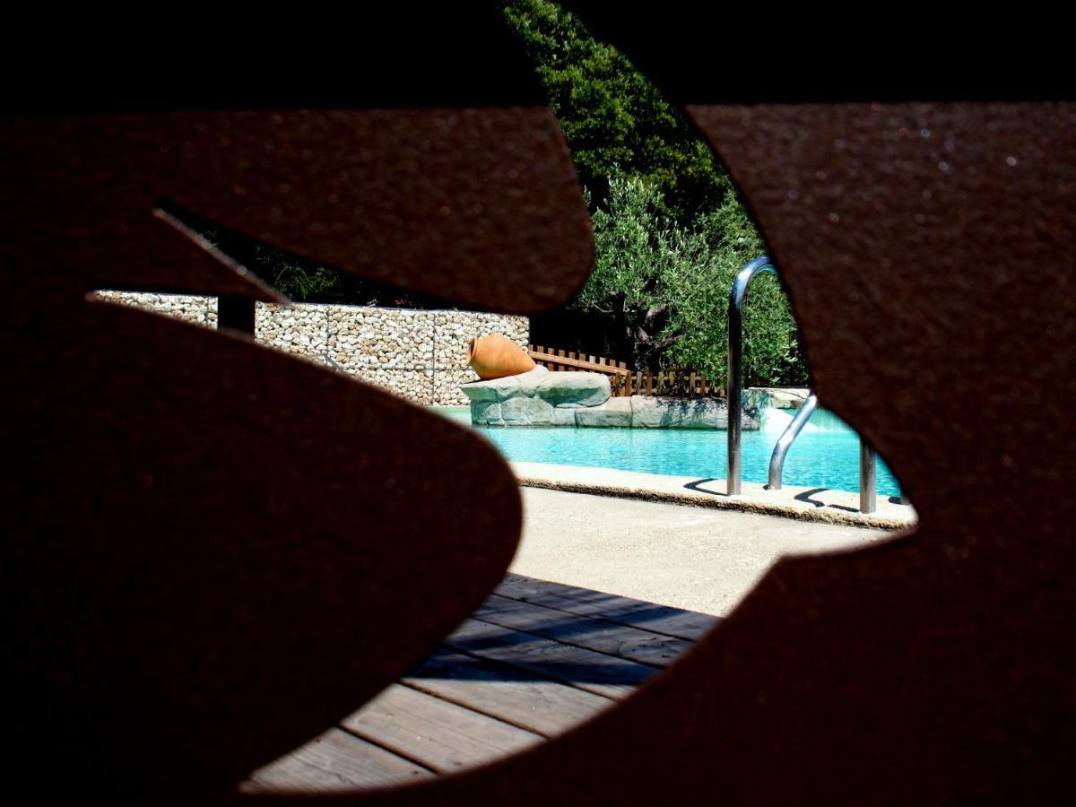 Camping Mas Du Sartre Saint Alban Auriolles ภายนอก รูปภาพ